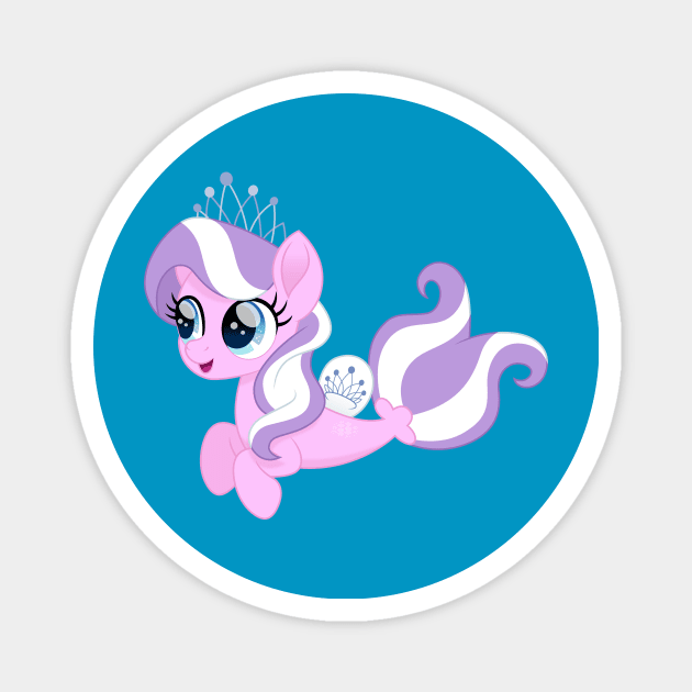 Diamond Tiara seapony Magnet by CloudyGlow